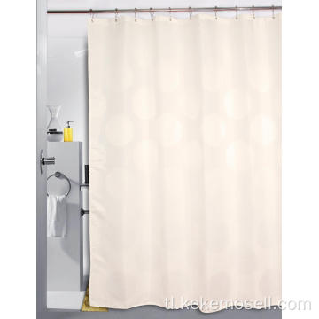 Espesyal na nakamamanghang polyester jacquard tela shower kurtina
